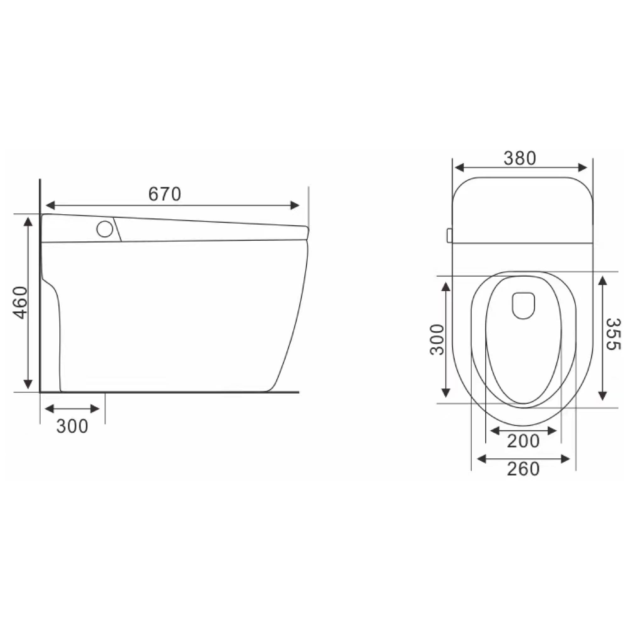 SRTWC191 INTELLIGENT WATER CLOSET